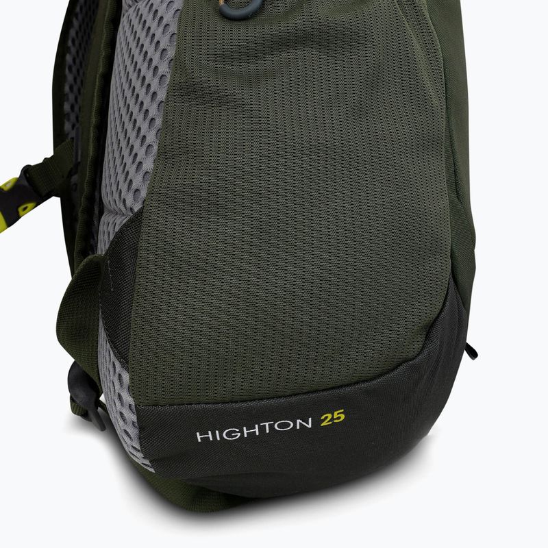 Turistický batoh REGATTA Highton V2 25 l dark khaki/four leaf clover 6