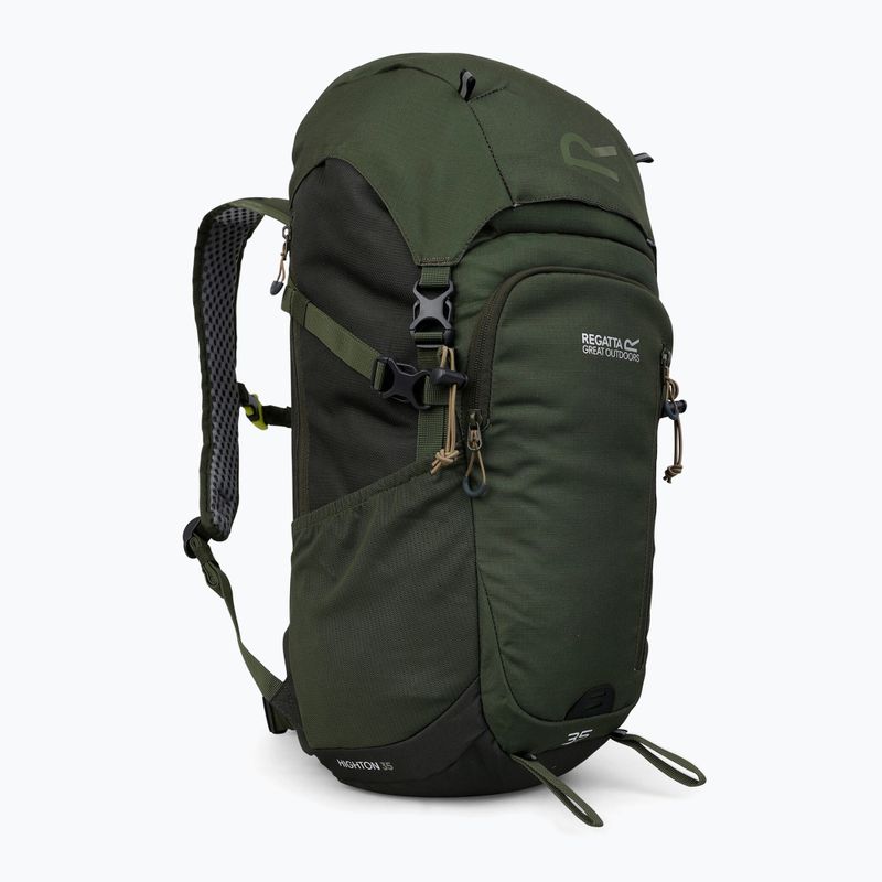 Trekový batoh  REGATTA Highton V2 35 l dark khaki/four leaf clover 2