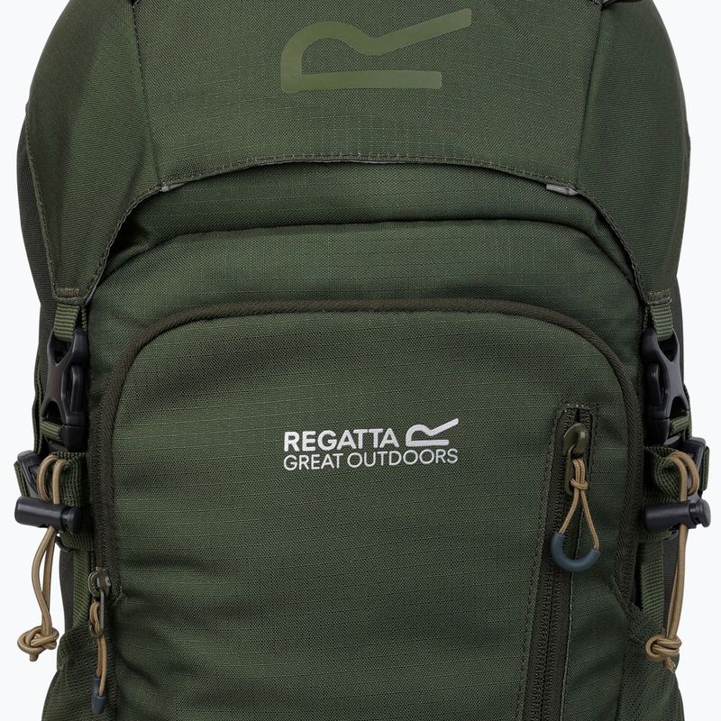 Trekový batoh  REGATTA Highton V2 35 l dark khaki/four leaf clover 4