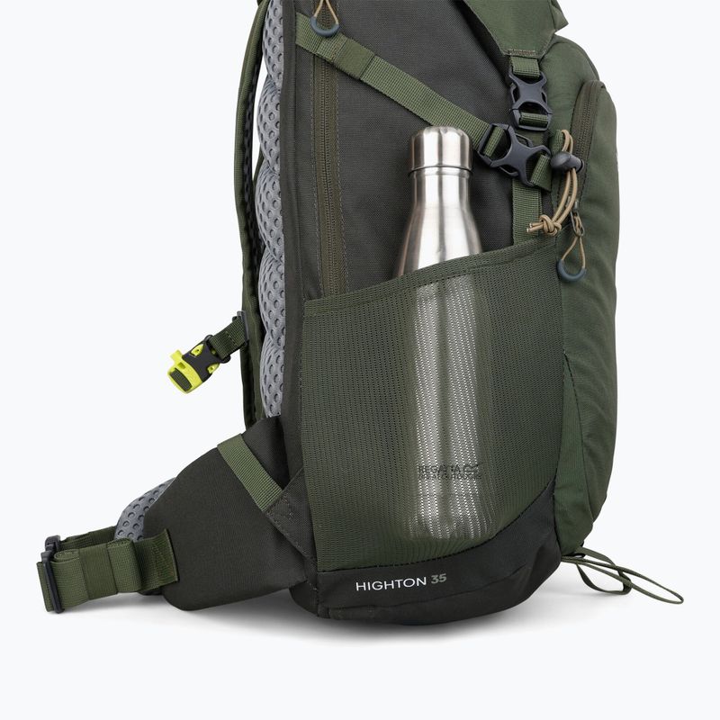 Trekový batoh  REGATTA Highton V2 35 l dark khaki/four leaf clover 5