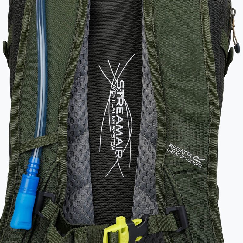 Trekový batoh  REGATTA Highton V2 35 l dark khaki/four leaf clover 6