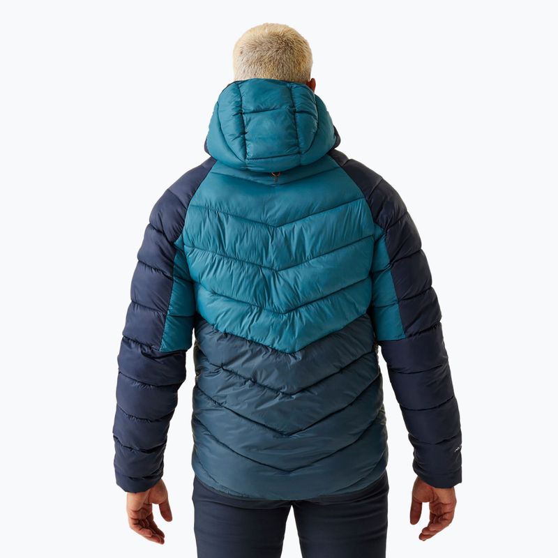 Pánská oteplená bunda  REGATTA Hooded Dalent moroccan blue/moonlight denim 3