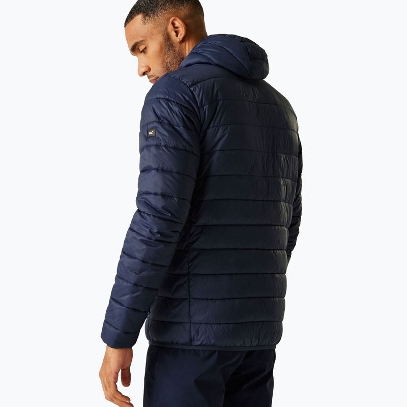 Pánská bunda REGATTA Hooded Marizion black navy/olympian blue 3