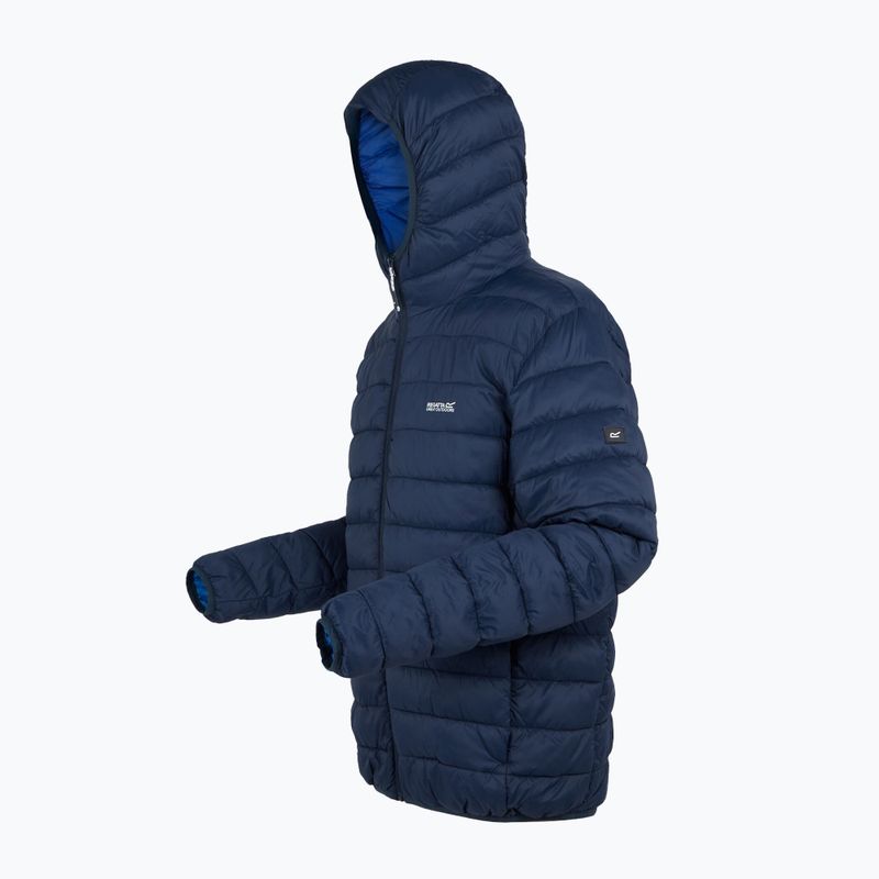 Pánská bunda REGATTA Hooded Marizion black navy/olympian blue 8