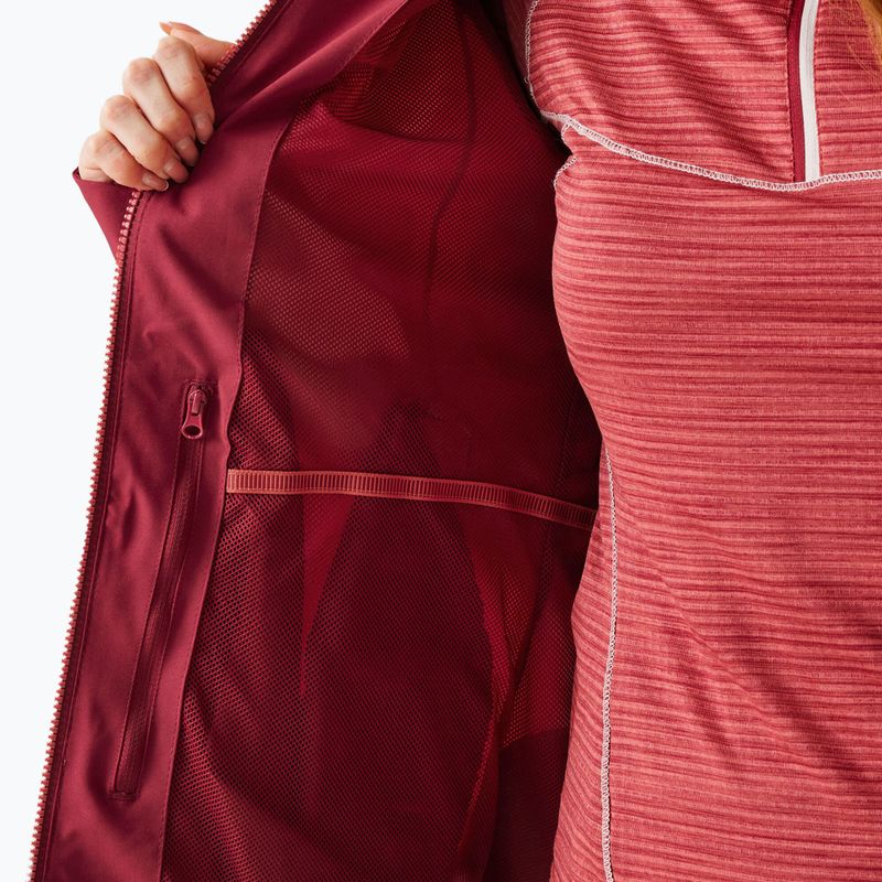 Dámská bunda do deště REGATTA Birchdale mineral red/rumba red 7