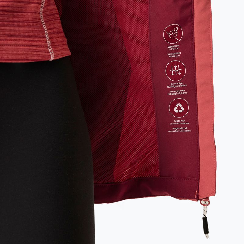Dámská bunda do deště REGATTA Birchdale mineral red/rumba red 8