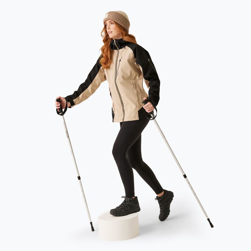 Dámská bunda do deště REGATTA Birchdale warm taupe/black 2