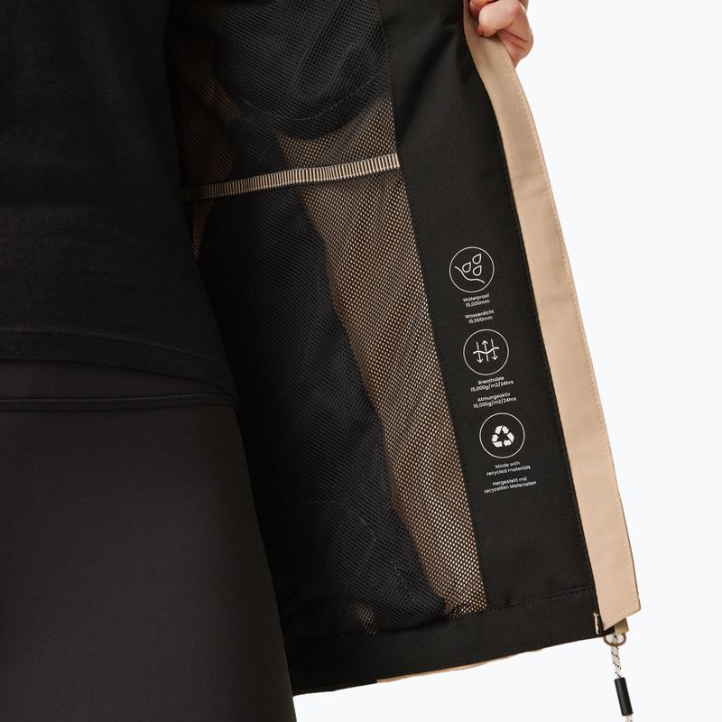 Dámská bunda do deště REGATTA Birchdale warm taupe/black 6