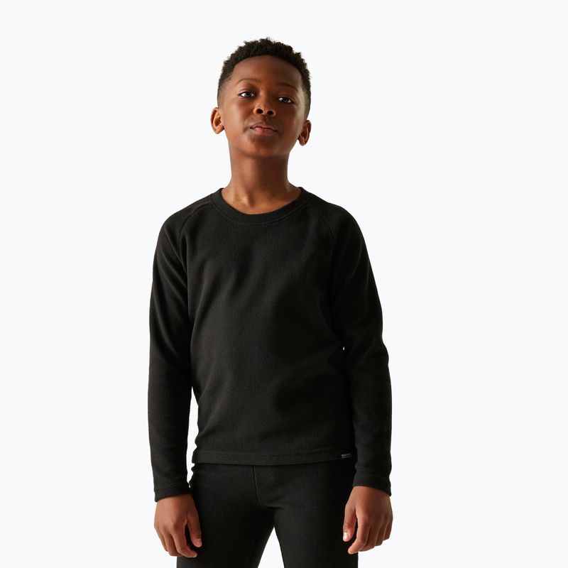 Dětská termoakční mikina REGATTA Thermal Baselayer black 3