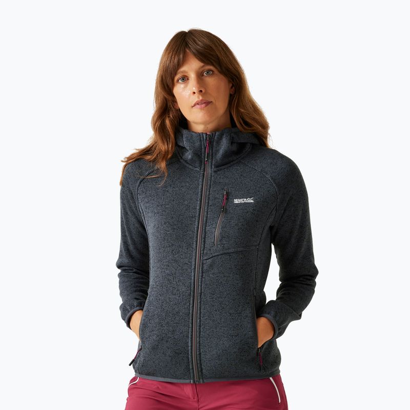 Dámská fleecová mikina REGATTA Newhill II seal grey/pop
