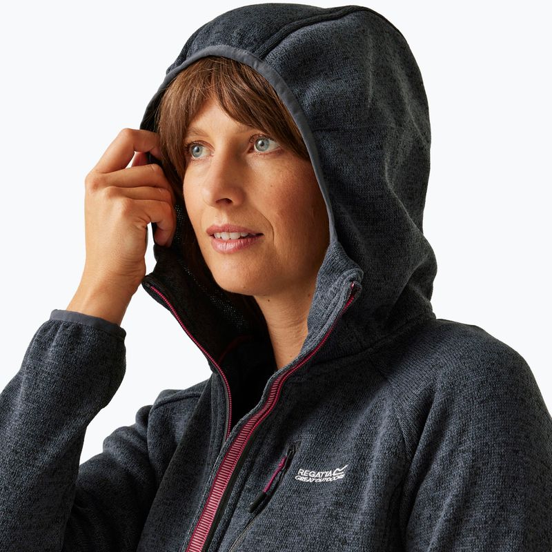 Dámská fleecová mikina REGATTA Newhill II seal grey/pop 4
