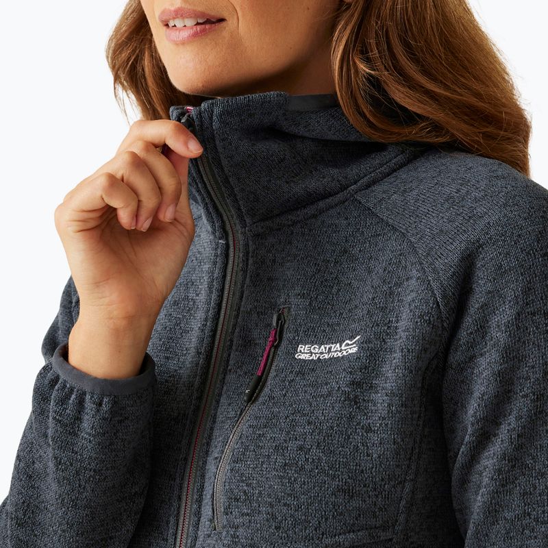 Dámská fleecová mikina REGATTA Newhill II seal grey/pop 5