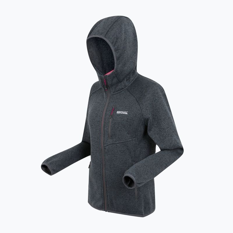 Dámská fleecová mikina REGATTA Newhill II seal grey/pop 9