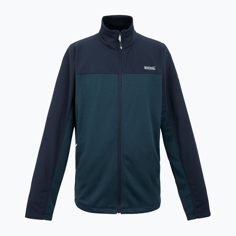 Pánská mikina  REGATT Highton Full Zip Midlayer moonlight denim/navy 7