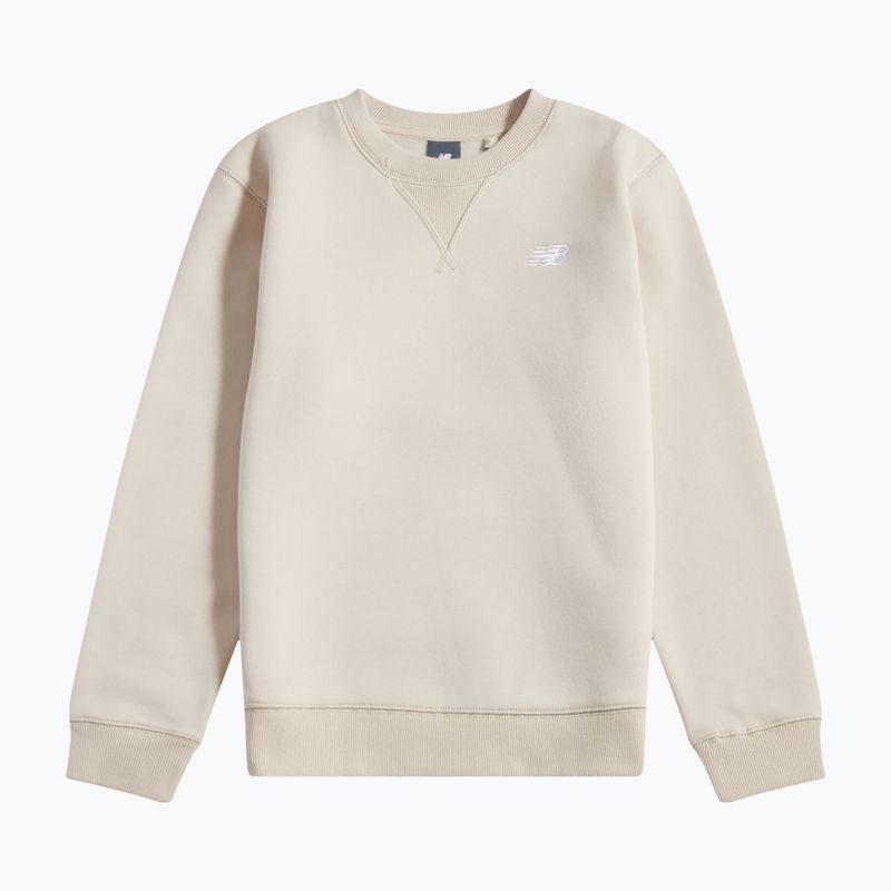 Dětská mikina New Balance Brush Back Small Logo Crew timberwolf 6