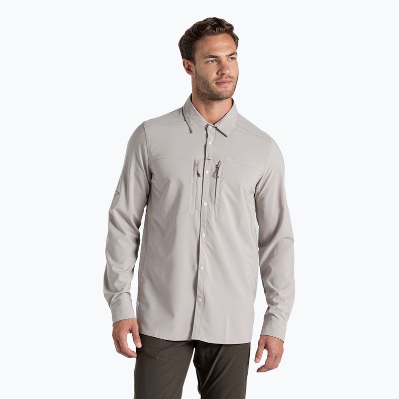 Pánské tričko Craghoppers NosiLife Long Sleeved Pro Shirt V pergment