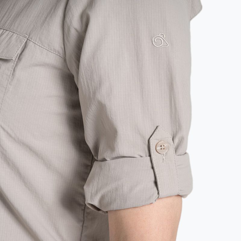 Dámská košile Craghoppers NosiLife Adventure Long Sleeved Shirt III soft mushroom 8