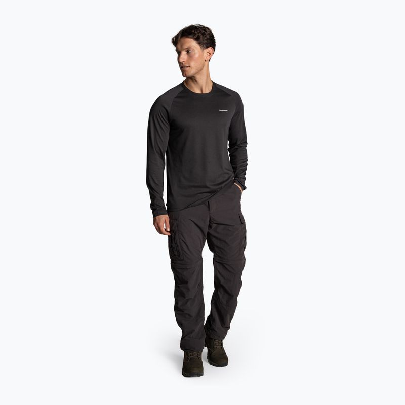 Pánské trekové tričko Longsleeve Craghoppers NosiLife Nour Long Sleeve dark iron 2