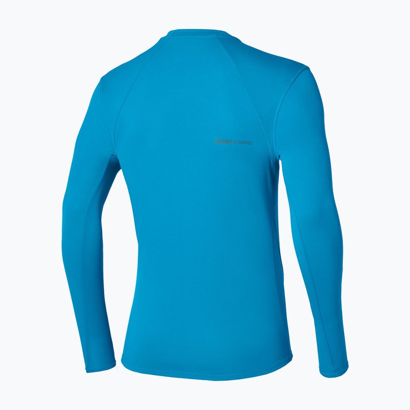 Pánské běžecké tričko Longsleeve Mizuno Tech Thermal Charge Breath Thermo Long Sleeve Tee blue jewel 2