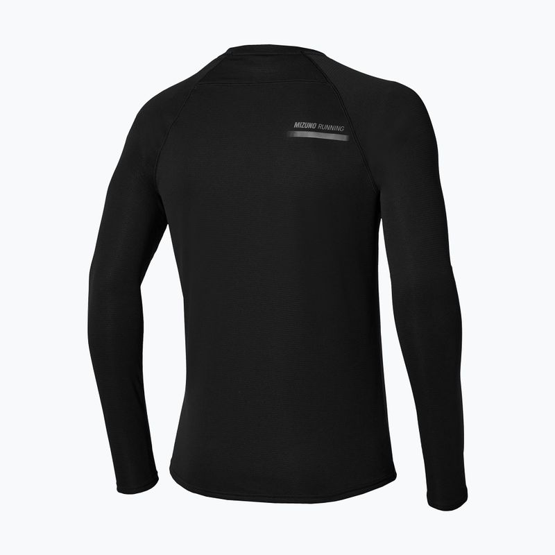 Pánské běžecké tričko Longsleeve Mizuno Active Dryaeroflow black 2