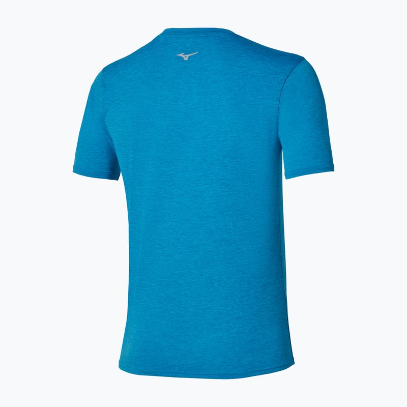 Pánské běžecké tričko Mizuno Core Runbird Short Sleeve Tee blue jewel 2