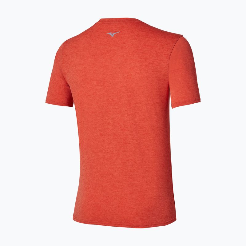 Pánské běžecké tričko Mizuno Core Runbird Short Sleeve Tee orange 2