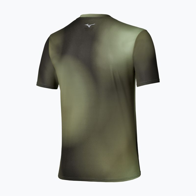 Pánské běžecké tričko Mizuno Core Graphic Short Sleeve forest night 2