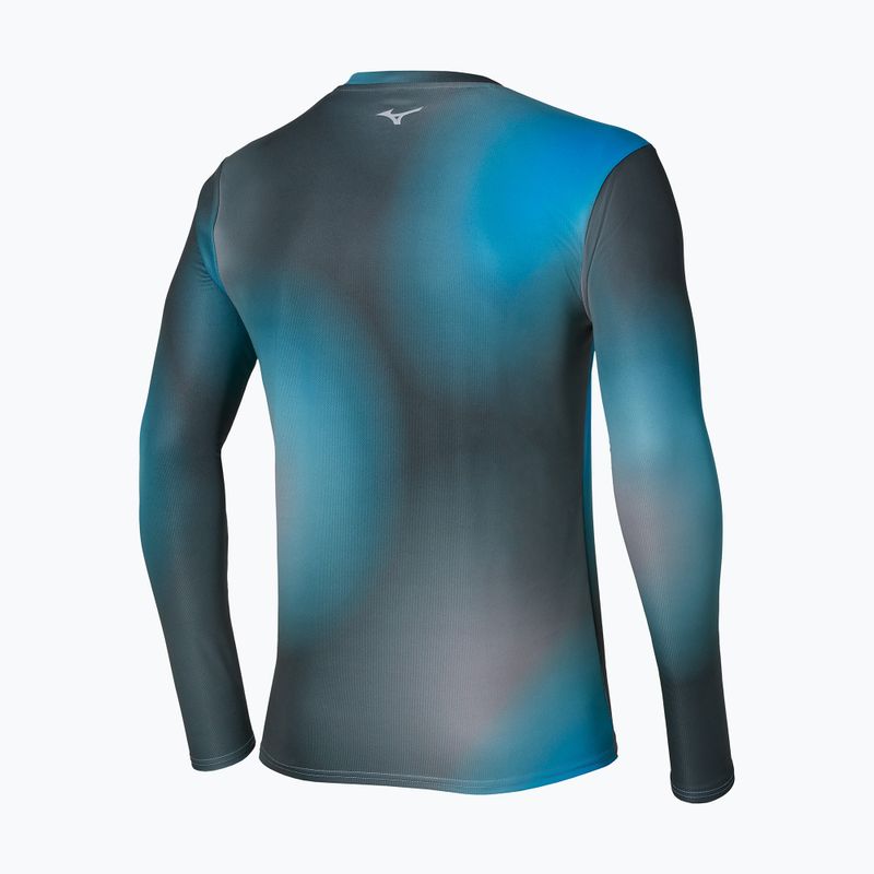 Pánské běžecké tričko Longsleeve Mizuno Core Graphic Long Sleeve Tee dark slate 2