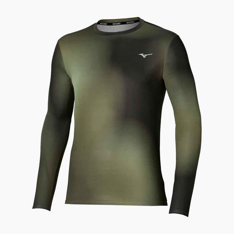 Pánské běžecké tričko Longsleeve Mizuno Core Graphic Long Sleeve Tee Forest Night