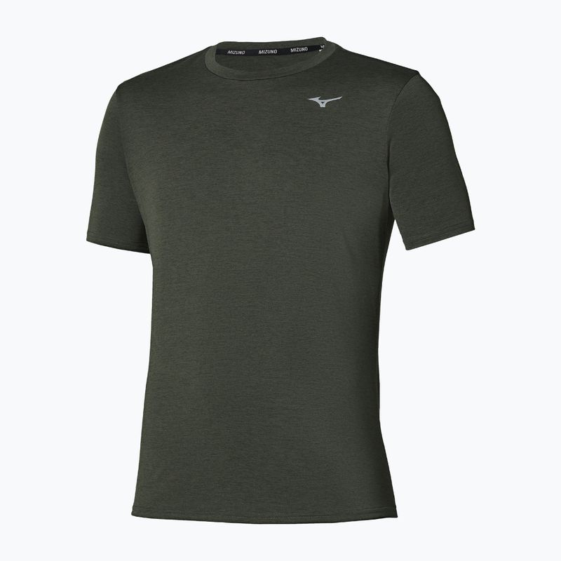 Pánské běžecké tričko Mizuno Core Impulse Short Sleeve Tee forest night