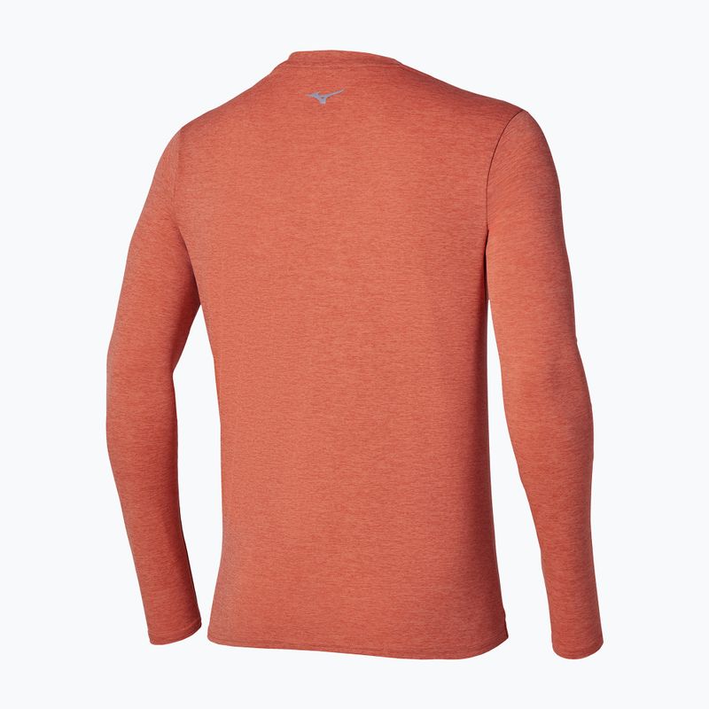 Pánské běžecké tričko Longsleeve Mizuno Core Impulse Long Sleeve Tee ginger 2