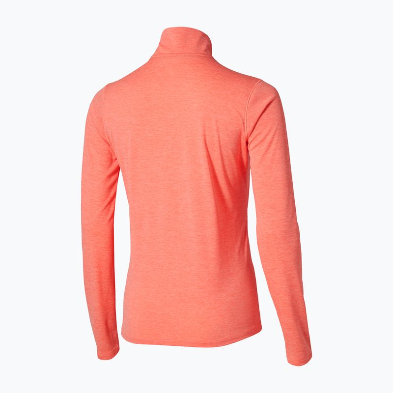 Dámská běžecká mikina Mizuno Core Impulse Half Zip Long Sleeve Tee desert flower 2