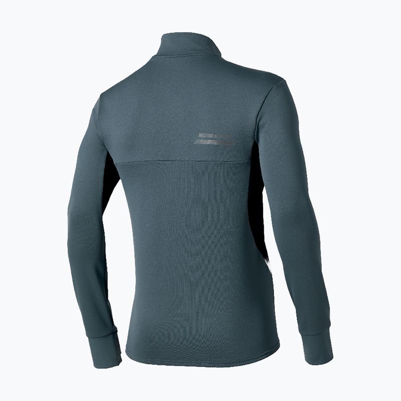 Pánská běžecká mikina Mizuno Active Warmalite Half Zip Long Sleeve Top dark slate 2