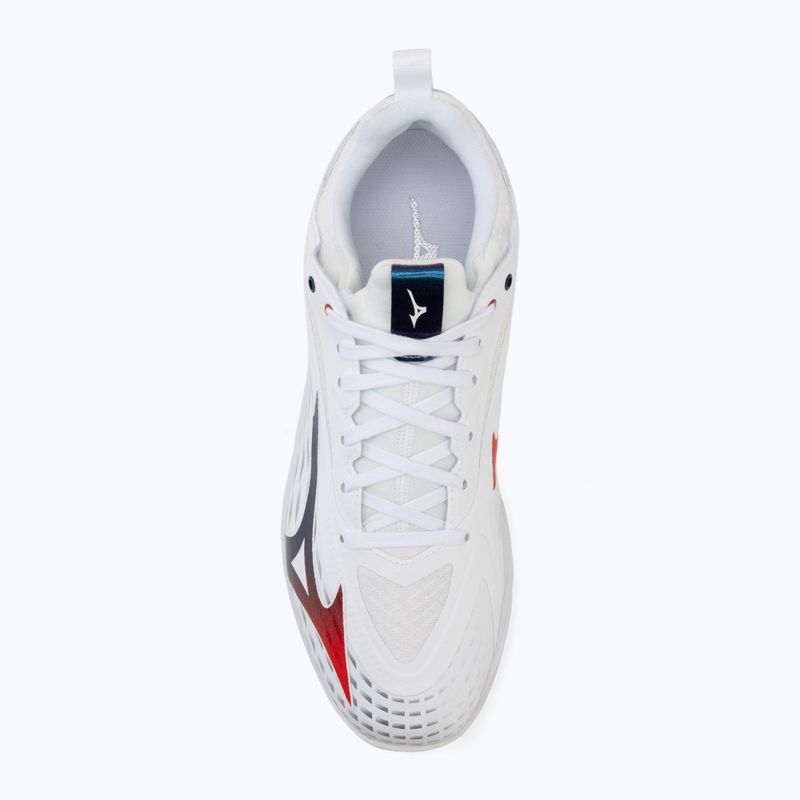 Pánské tenisové boty Mizuno Wave Drive Neo 4 white/insignia blue/orange 5