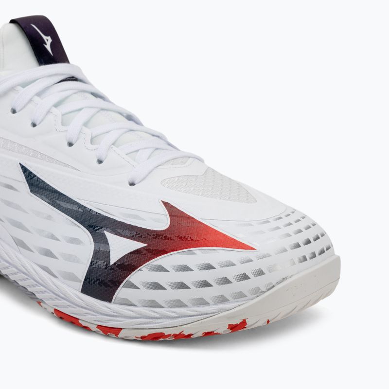 Pánské tenisové boty Mizuno Wave Drive Neo 4 white/insignia blue/orange 7