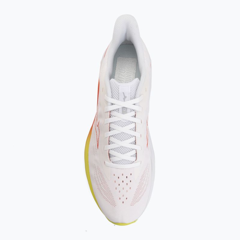 Pánské běžecké boty Mizuno Wave Skyrise 7 white/orange/evening primrose 5