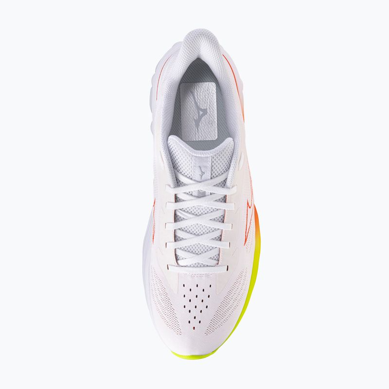 Pánské běžecké boty Mizuno Wave Skyrise 7 white/orange/evening primrose 5