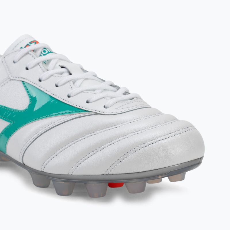 Kopačky Mizuno Morelia II Japan FG white/arcadia/lava orange 7