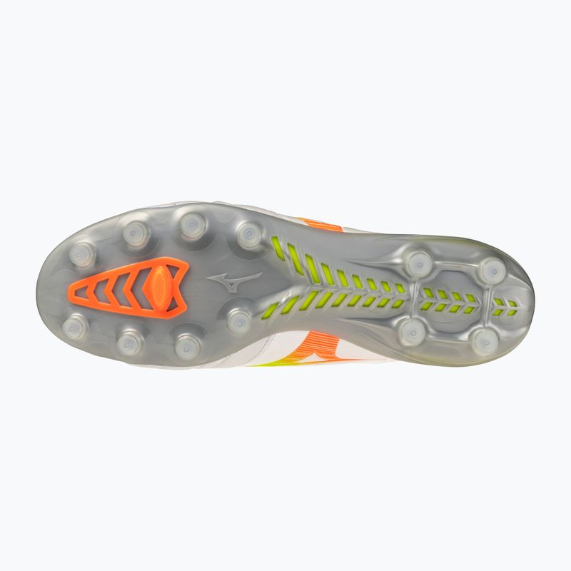 Kopačky Mizuno Monarcida Neo III Elite FG white/evening primrose/lava orange 2