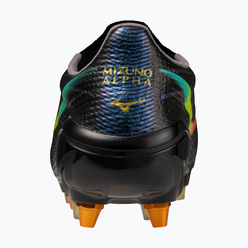 Kopačky Mizuno Alfa III Elite Mix black/lava orange/evening primrose 3