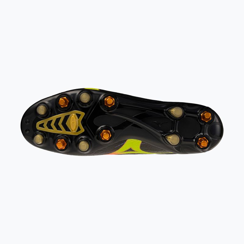 Kopačky Mizuno Alfa III Elite Mix black/lava orange/evening primrose 4