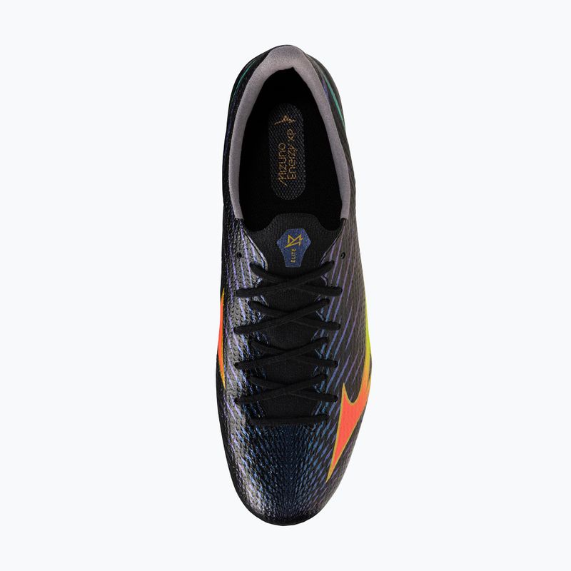 Kopačky Mizuno Alfa III Elite Mix black/lava orange/evening primrose 5