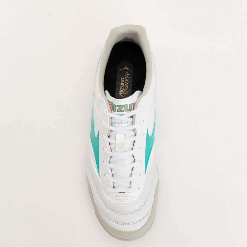 Kopačky Mizuno Morelia Sala Elite TF white/arcadia/lava orange 5