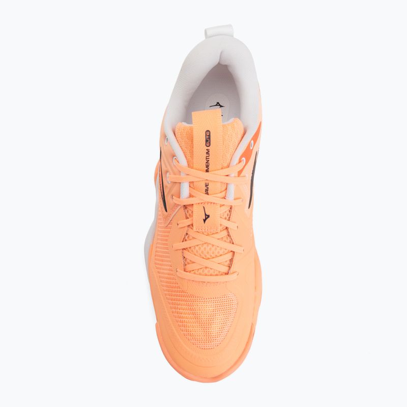 Volejbalové boty Mizuno Wave Momentum Elite flamingo coral/lava orange/white 5