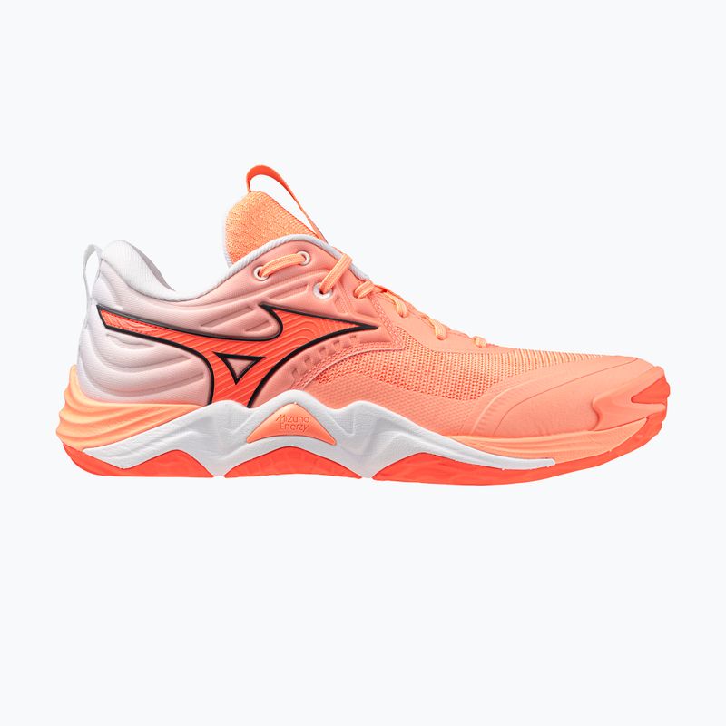 Volejbalové boty Mizuno Wave Momentum Elite flamingo coral/lava orange/white