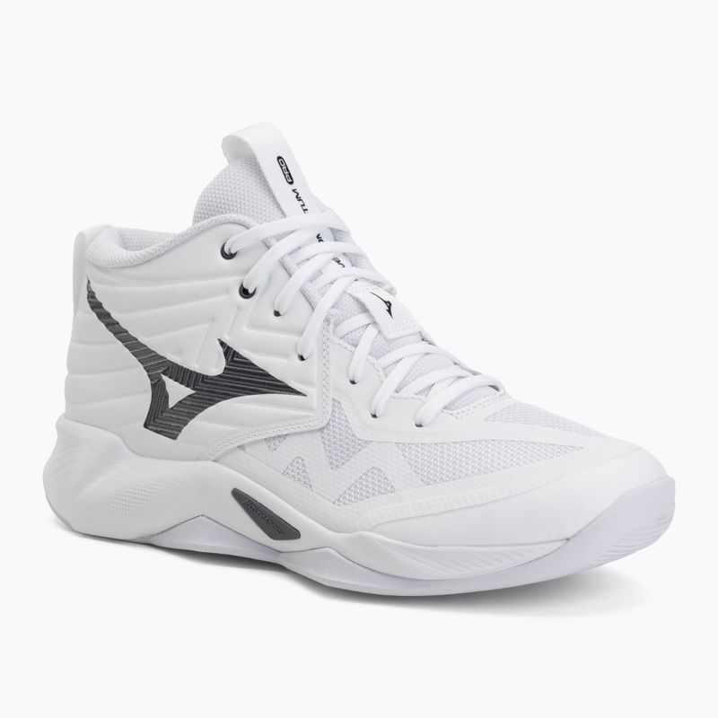 Volejbalové boty Mizuno Wave Momentum Pro Mid white/metallic gray/black