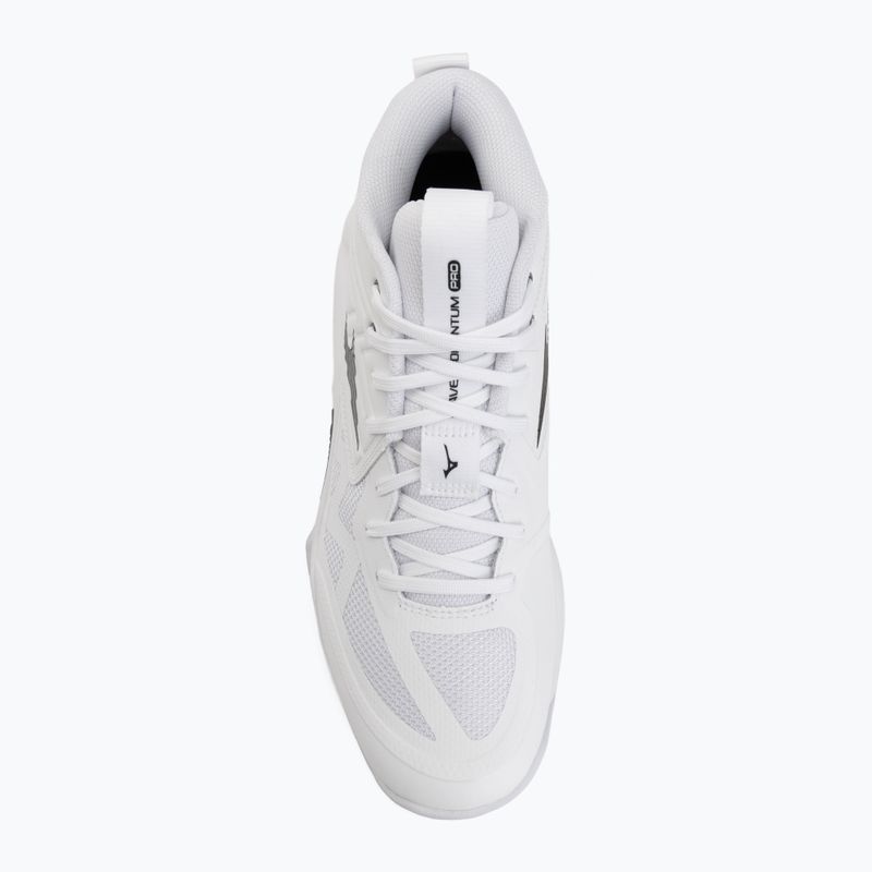 Volejbalové boty Mizuno Wave Momentum Pro Mid white/metallic gray/black 5