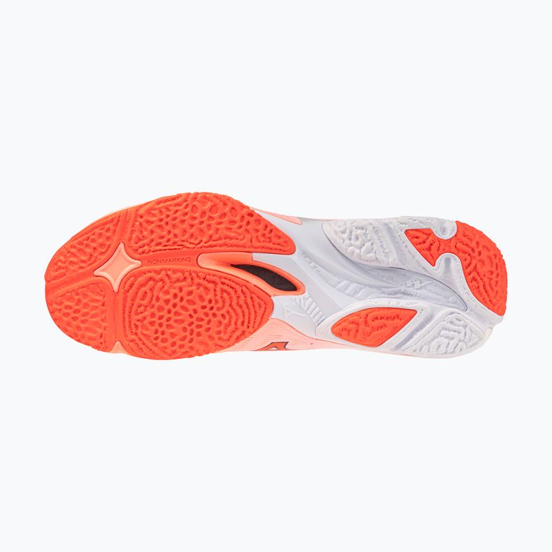 Volejbalové boty Mizuno Wave Lightning Elite flamingo coral/lava orange/white 4