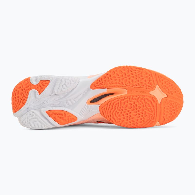 Volejbalové boty Mizuno Wave Lightning Elite Mid Flamingo Coral/Lava Orange/White 4