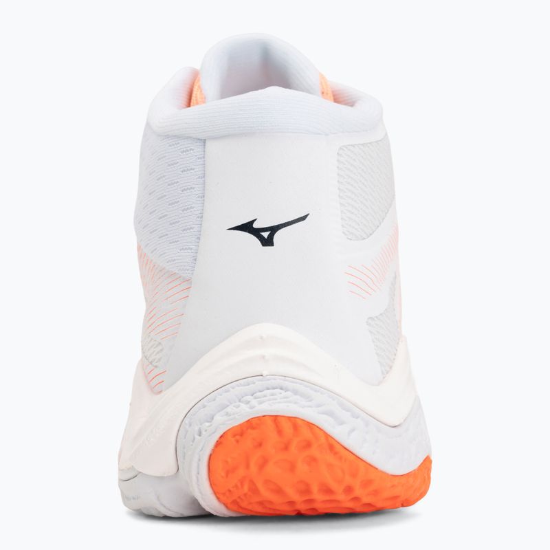 Volejbalové boty Mizuno Wave Lightning Elite Mid Flamingo Coral/Lava Orange/White 6